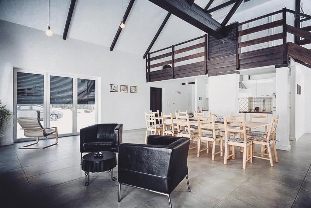 Χώρος καθιστικού στο Pradnik Valley Lodge