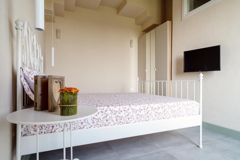 TV a/nebo společenská místnost v ubytování B&B Dimora De Roteris