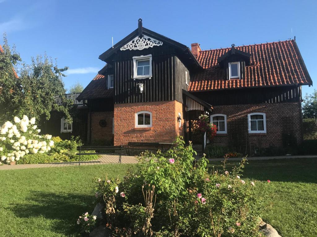 Vonkajšia záhrada v ubytovaní Andrzejówka