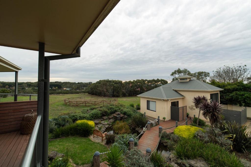 Zahrada ubytování Hilltop Apartments Phillip Island
