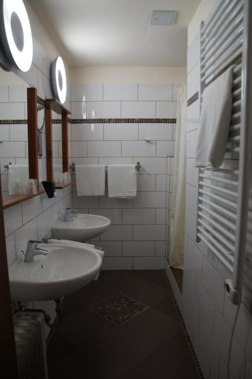 Koupelna v ubytování Seminarhotel Jakobsberg