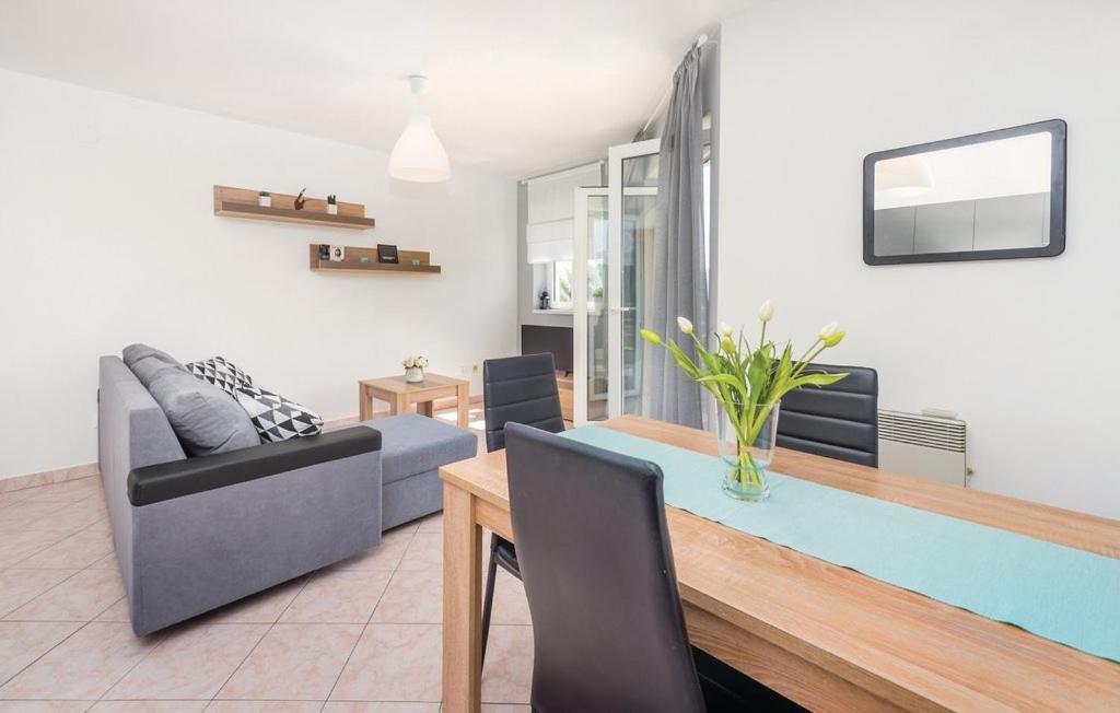 Posezení v ubytování Apartment Rabac