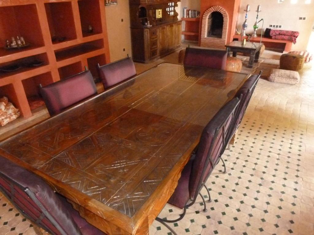 Posezení v ubytování Riad-villa Agadir-Taroudant