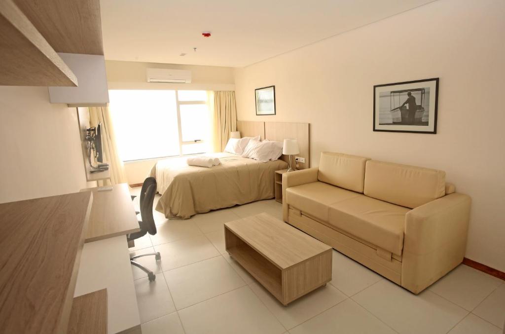 Posezení v ubytování Asuncion Rent Suites Centro