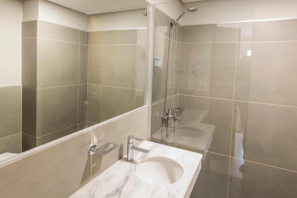 Koupelna v ubytování Asuncion Rent Suites Centro