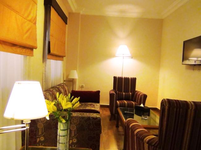 Posezení v ubytování Orient Prince Hotel