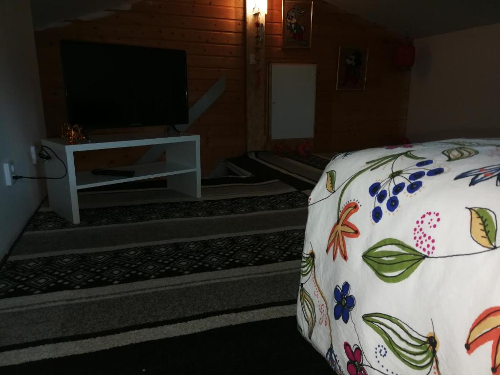 TV a/nebo společenská místnost v ubytování Lin's B&B