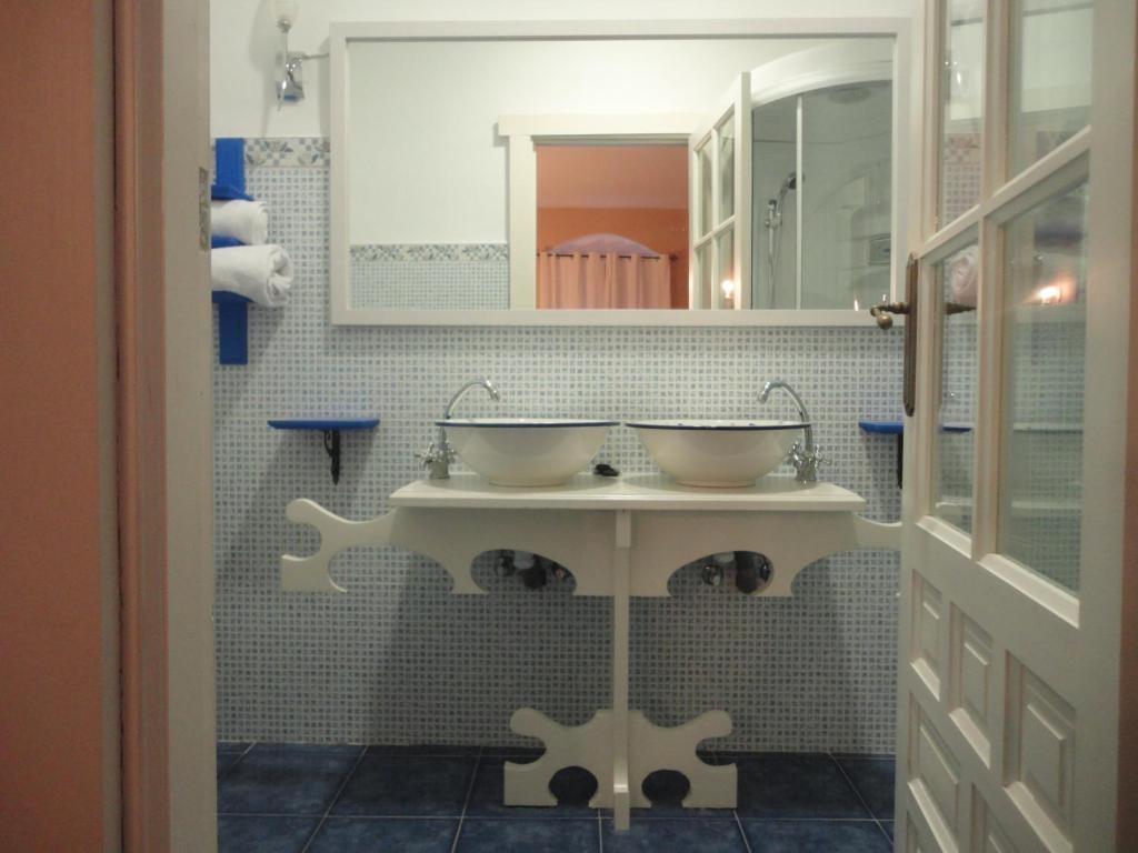 Koupelna v ubytování Hotel Rural las Cinco Ranas