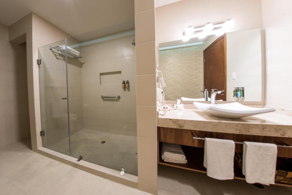 Koupelna v ubytování Hotel Clipperton