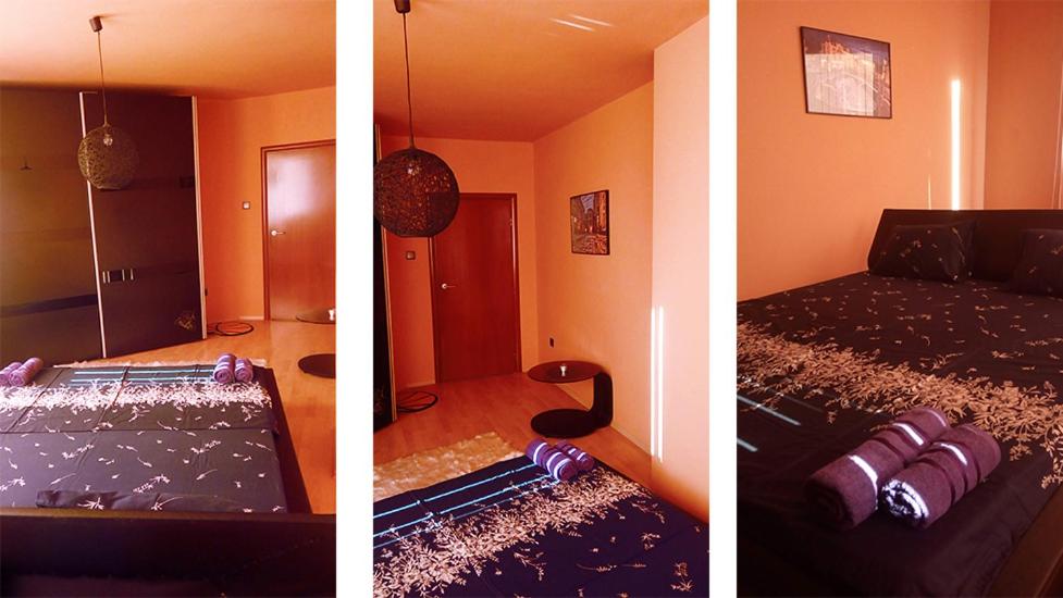 Postel nebo postele na pokoji v ubytování Aya's Apartment