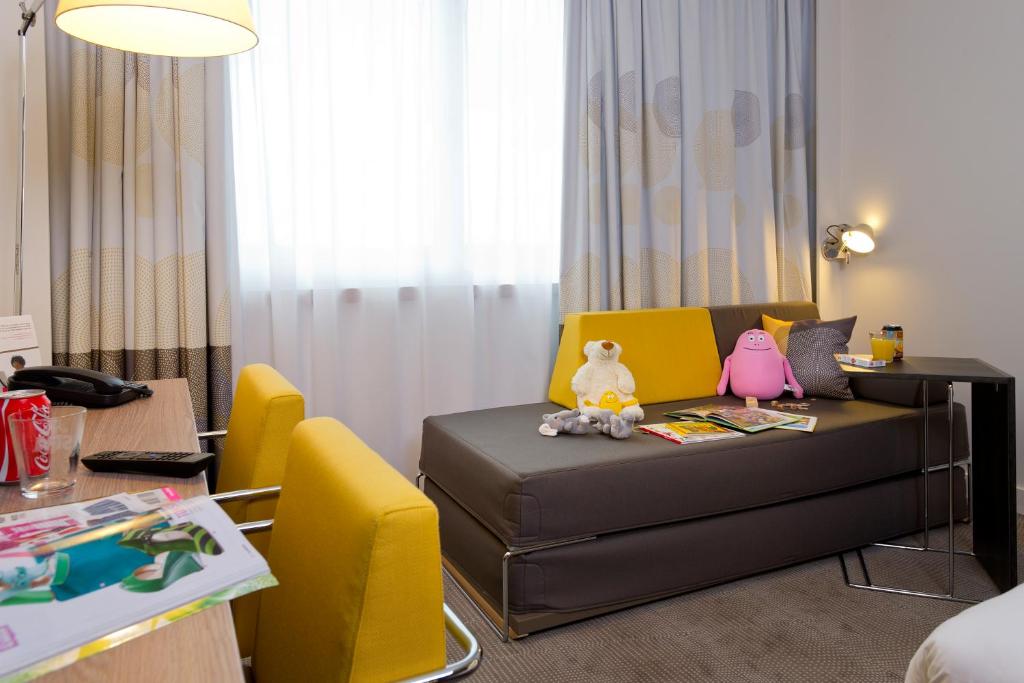 Posezení v ubytování Novotel Leuven Centrum
