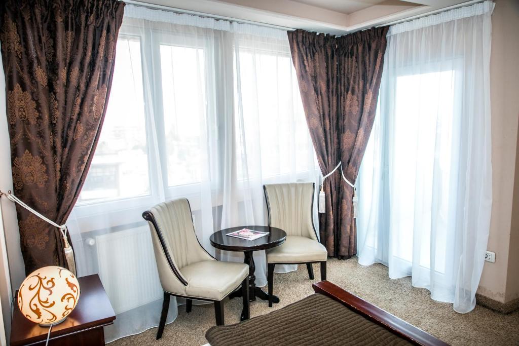 Posezení v ubytování Hotel Megalos