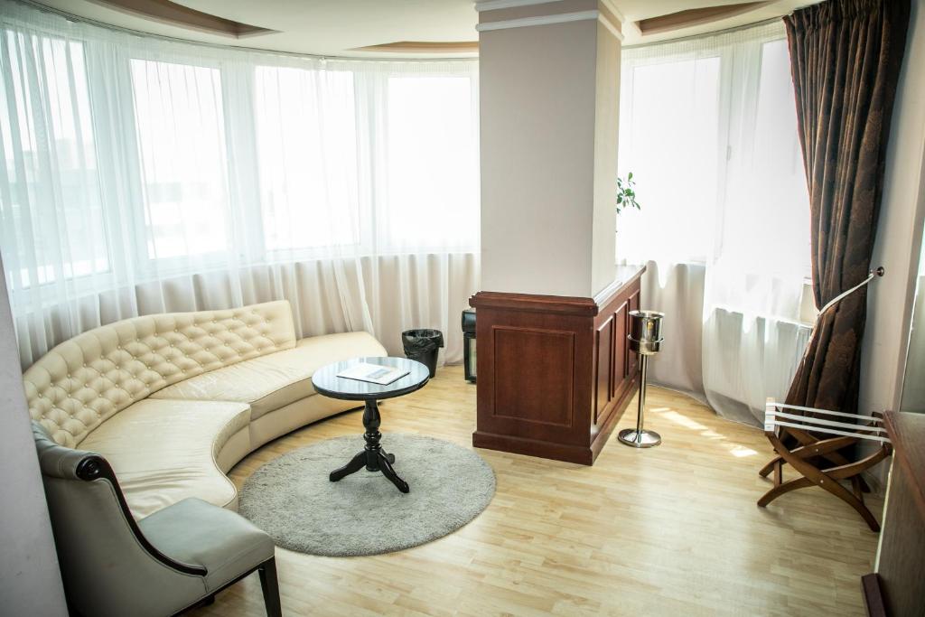 Posezení v ubytování Hotel Megalos