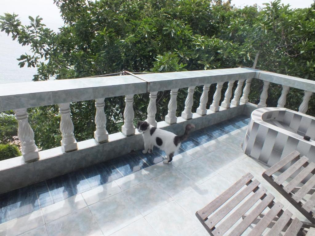 Balkón nebo terasa v ubytování Queen Resort Koh Tao