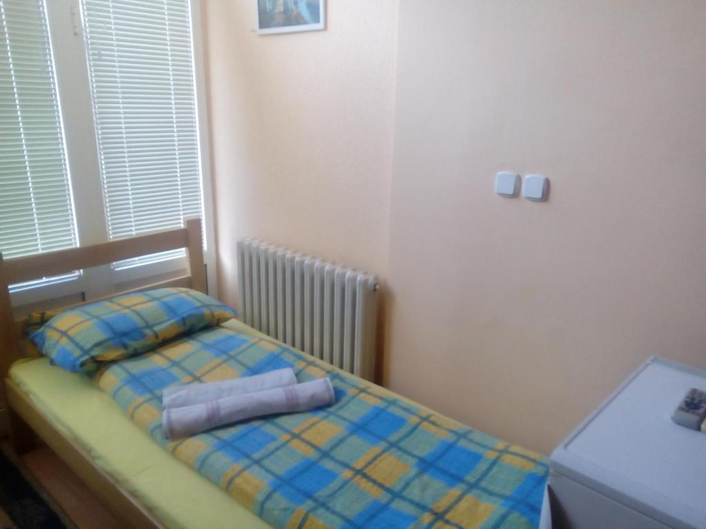Postel nebo postele na pokoji v ubytování Guest house Mirijevski Konak