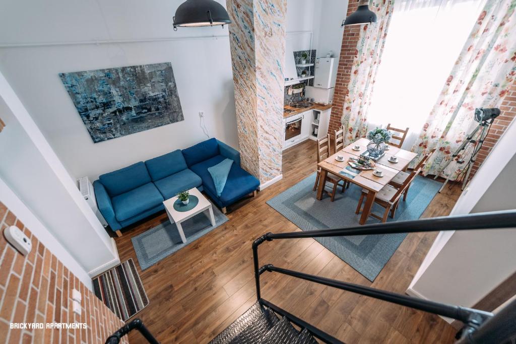 Posezení v ubytování Brickyard Apartments Cluj