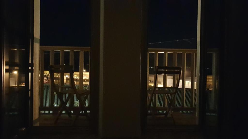 Balkón nebo terasa v ubytování A Casiña de Dina