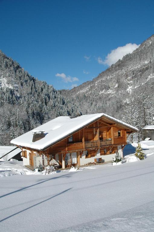 Chalet La R'Batte v zimě
