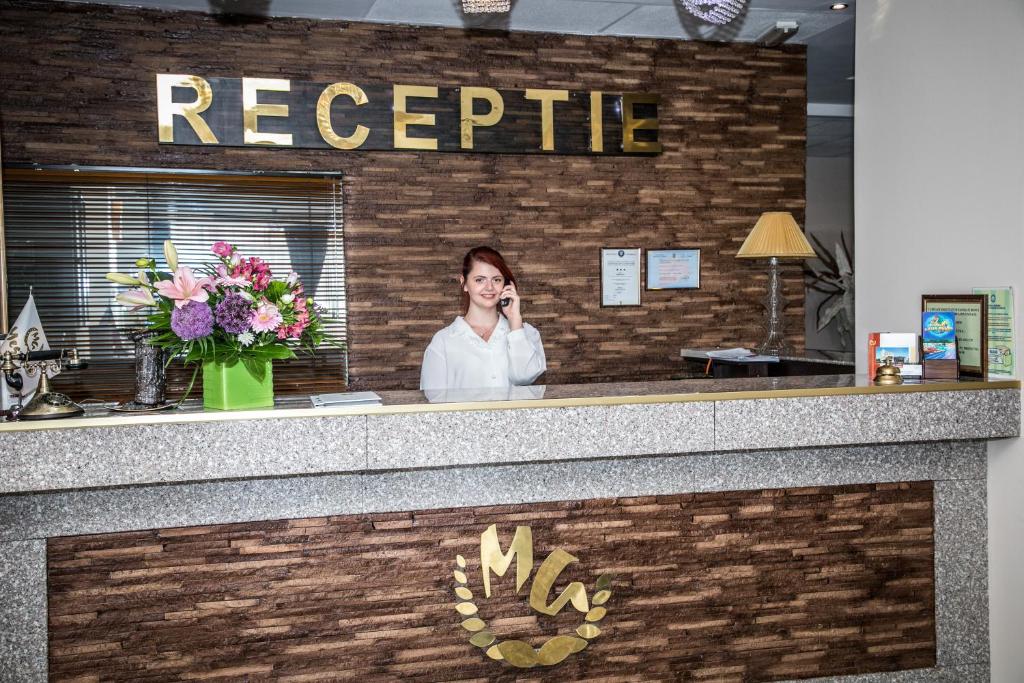 Vstupní hala nebo recepce v ubytování Hotel Megalos