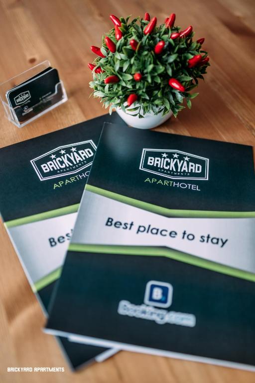 Certifikát, hodnocení, plakát nebo jiný dokument vystavený v ubytování Brickyard Apartments Cluj