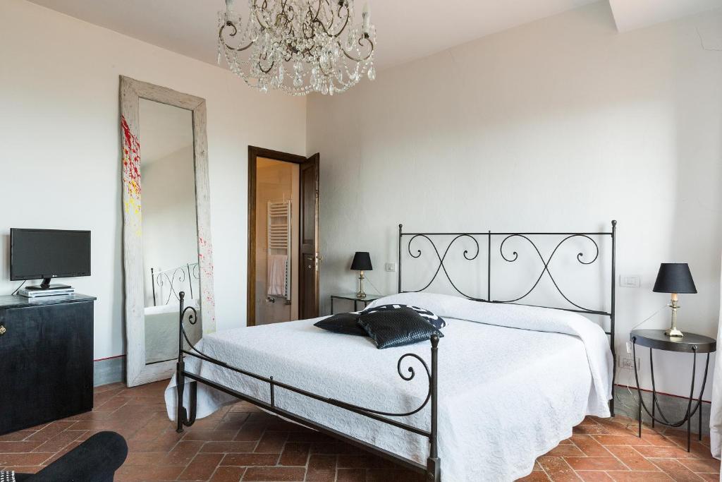 Postel nebo postele na pokoji v ubytování Locanda Antico Borgo