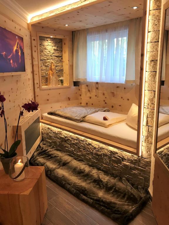 Posteľ alebo postele v izbe v ubytovaní Hotel Garni Ida