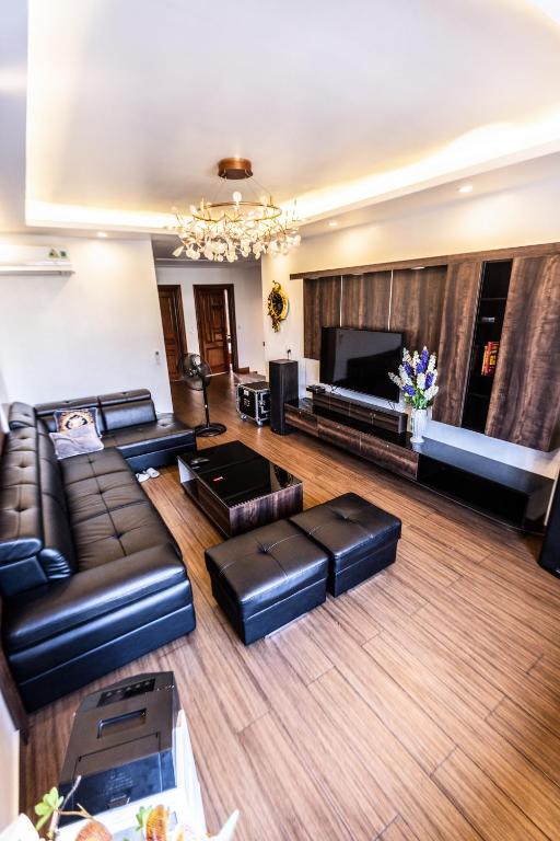 Posezení v ubytování Homestay Villa Full House