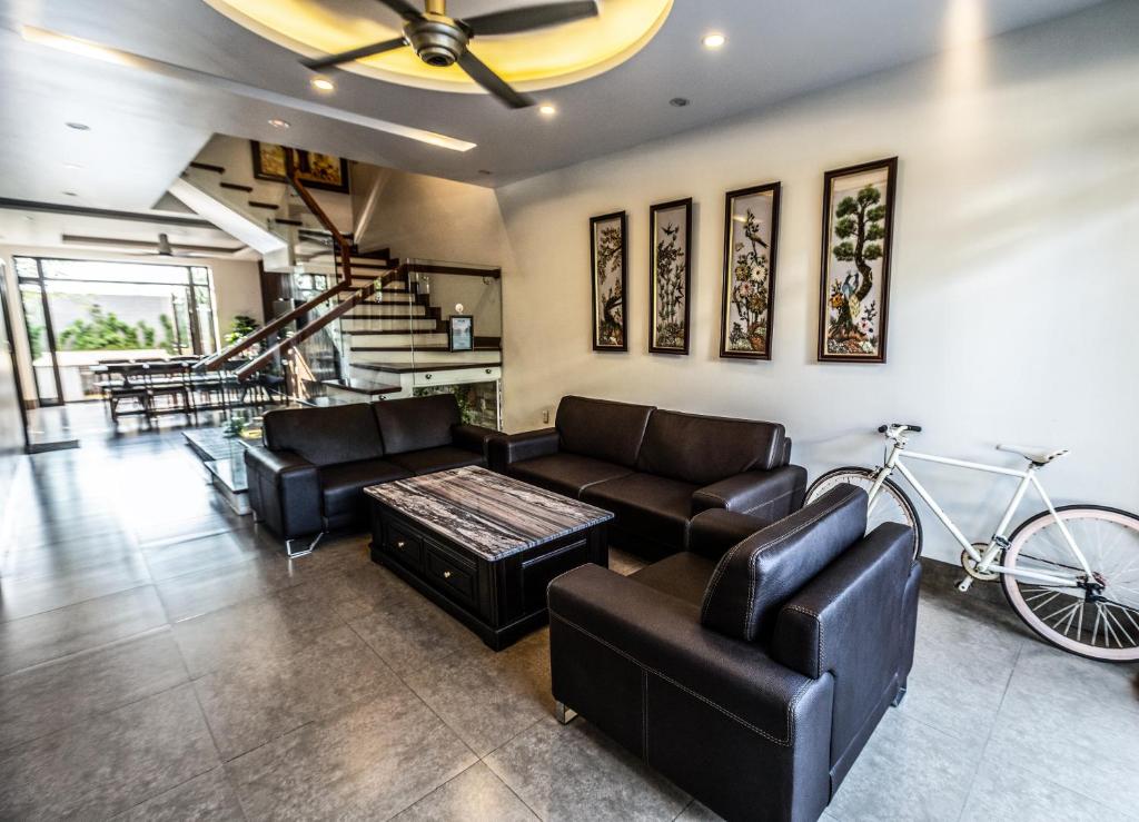 Posezení v ubytování Homestay Villa Full House
