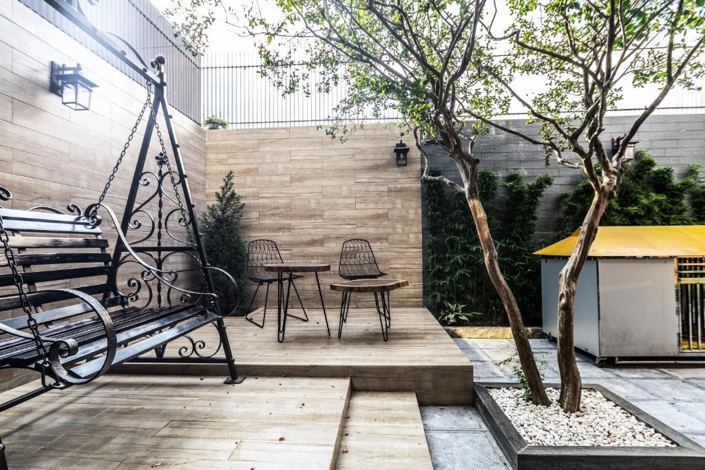 Patio nebo venkovní prostory v ubytování Homestay Villa Full House