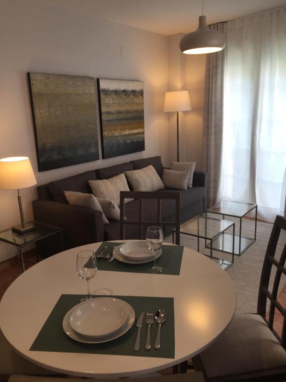 Posezení v ubytování Apartamentos La Llum