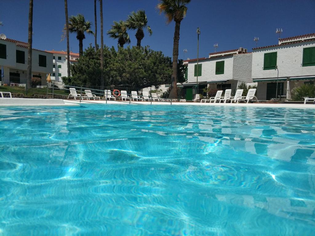 Bazén v ubytování Bungalow Playa del Inglés centre nebo v jeho okolí