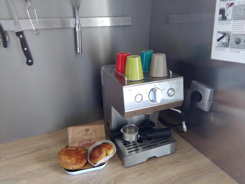 Kuchyň nebo kuchyňský kout v ubytování Grand Studio Vue Mer