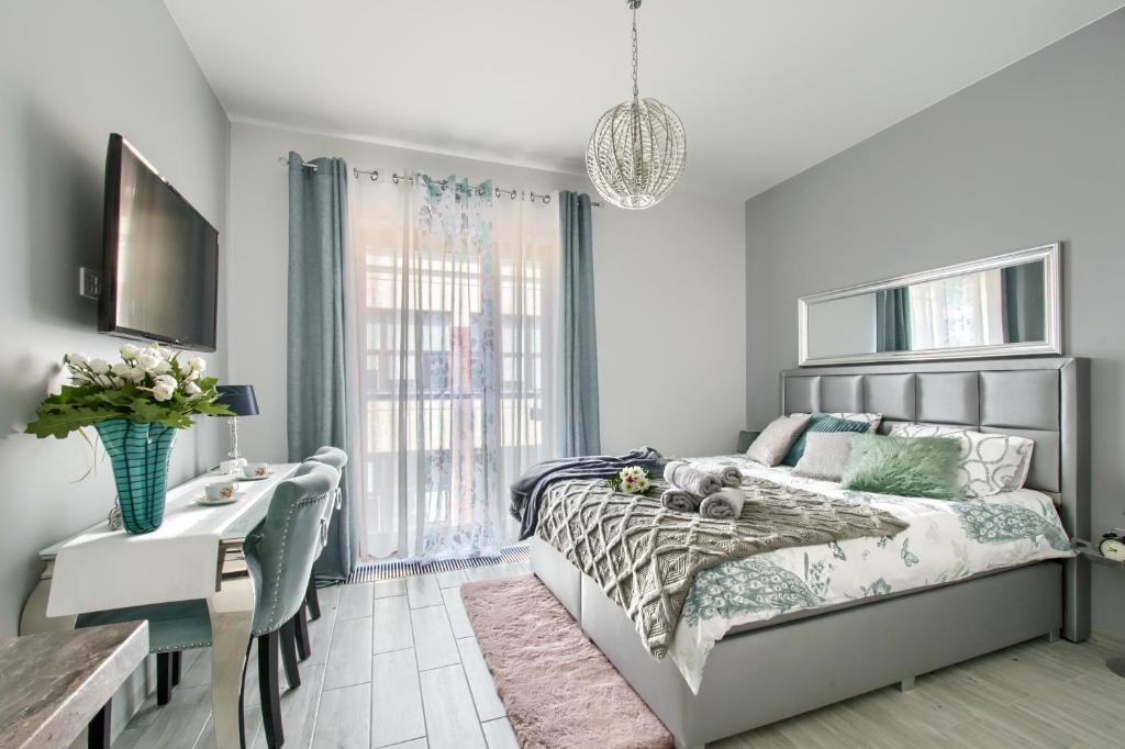 Aparthotel Pawia Deluxe- 10 min to center - Resim 10