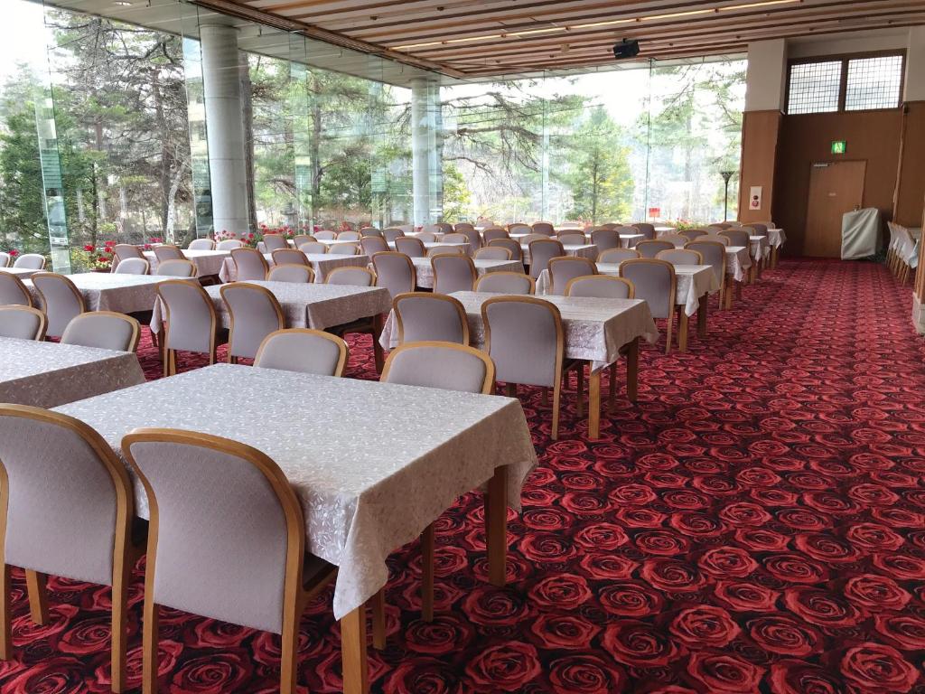 Restaurace v ubytování Tateyama Prince Hotel