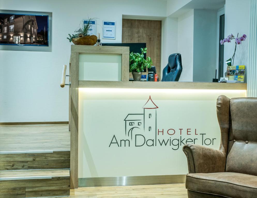 Certifikát, hodnocení, plakát nebo jiný dokument vystavený v ubytování Hotel Am Dalwigker Tor
