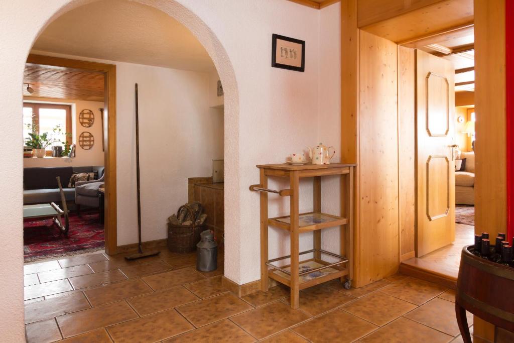 Postel nebo postele na pokoji v ubytování Haus 7 Stuben