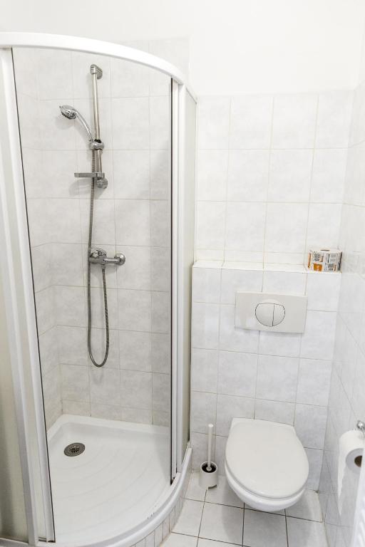 Koupelna v ubytování Apartmány Zadní mlýn