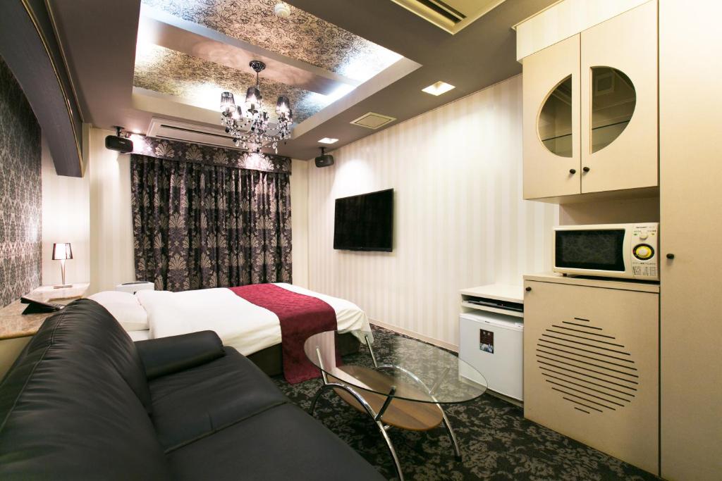 TV a/nebo společenská místnost v ubytování Hotel Atlantis Otsu (Adult Only)