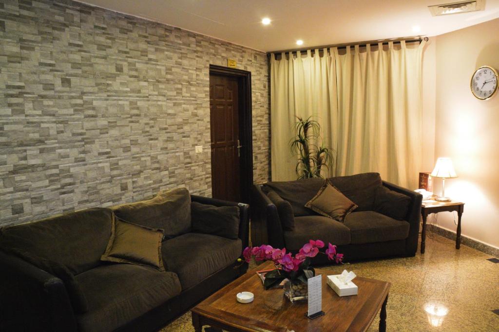 Posezení v ubytování Capri Hotel Suites