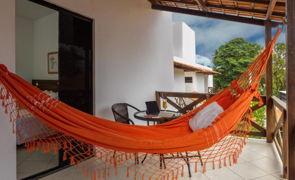 Patio nebo venkovní prostory v ubytování Pousada Lua e Mar