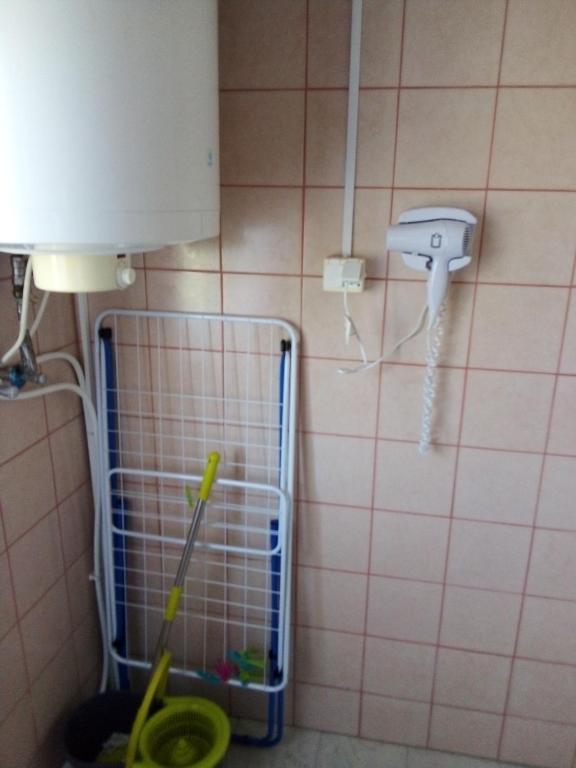 Kúpeľňa v ubytovaní Vacsacsi vendégház