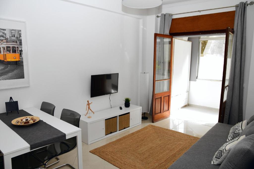 TV a/nebo společenská místnost v ubytování Giestal Terrace