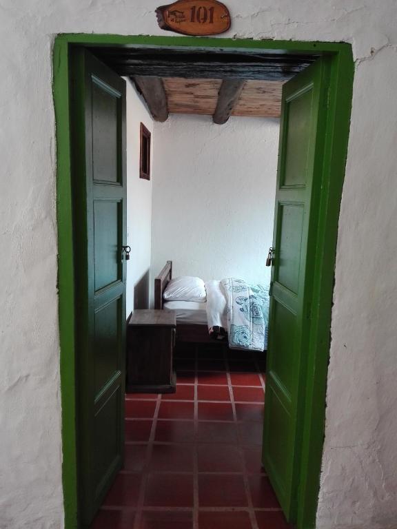 Postel nebo postele na pokoji v ubytování Spa Posada 4 Esquinas