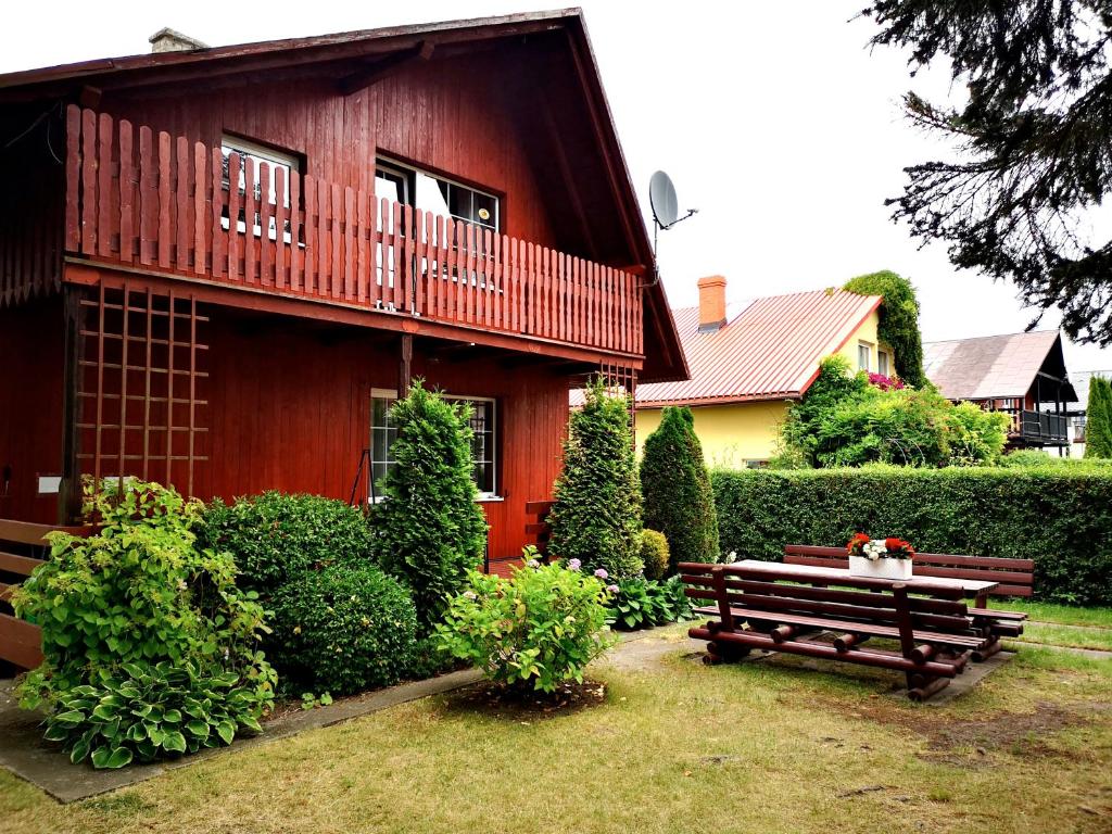 Zahrada ubytování Rowianka