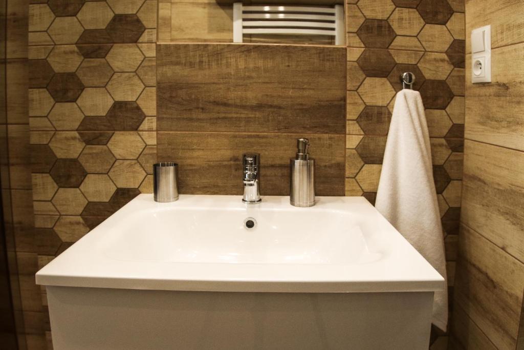 Kúpeľňa v ubytovaní Ania Apartamenty