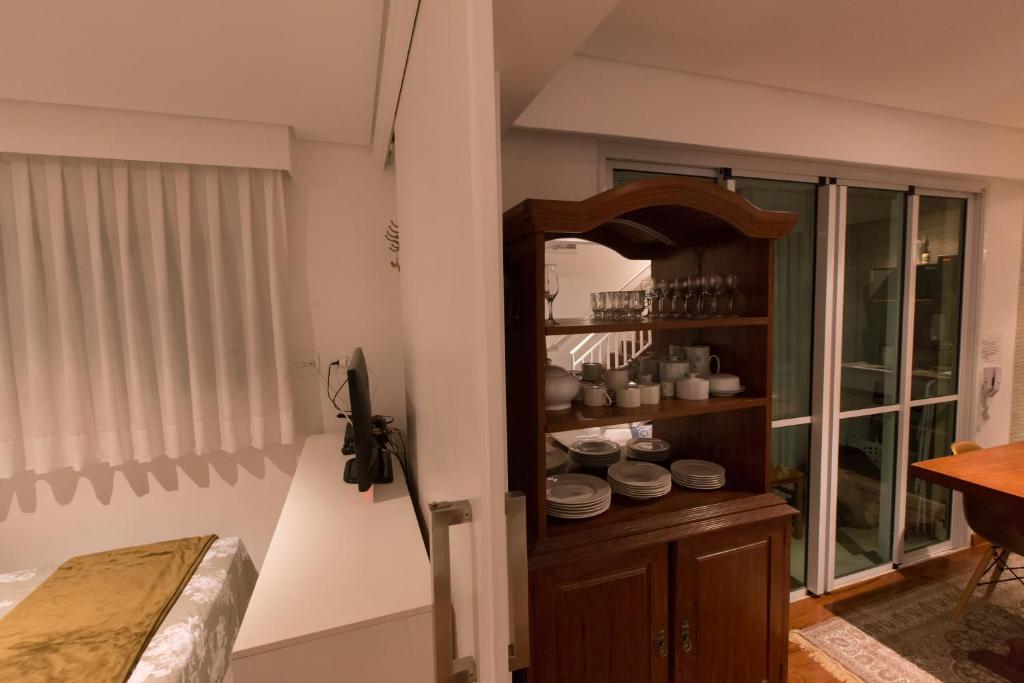 Postel nebo postele na pokoji v ubytování Cobertura Duplex Villa Paulista