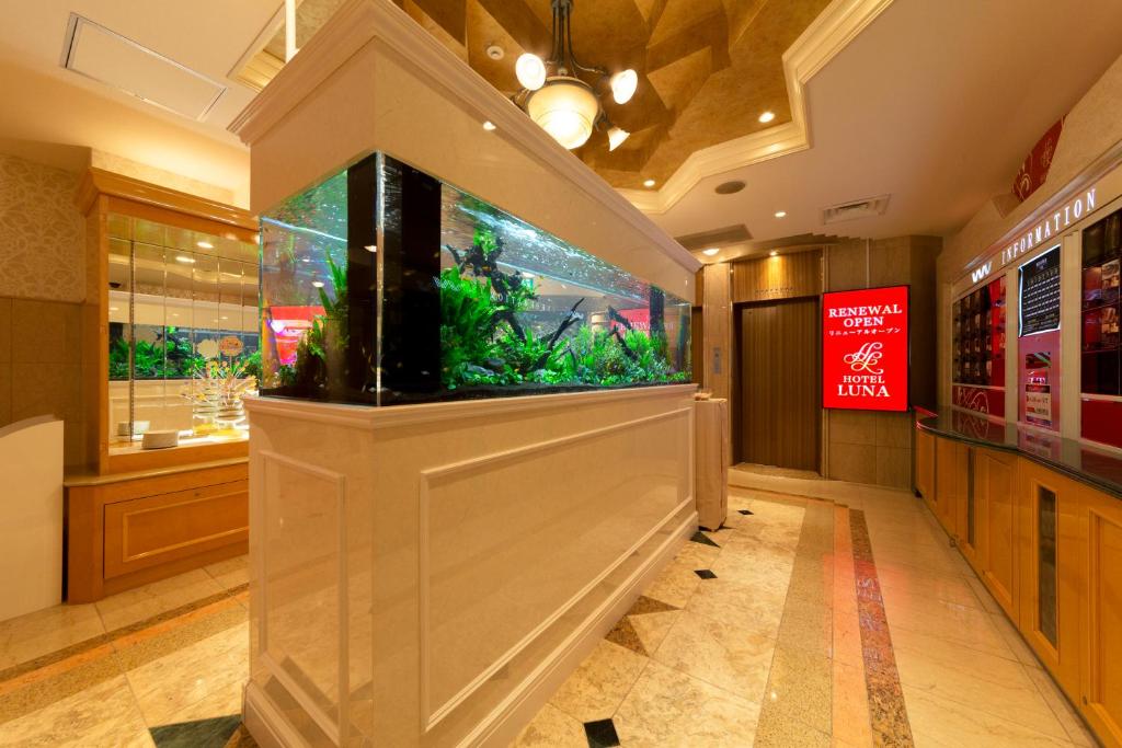 TV a/nebo společenská místnost v ubytování Hotel Luna Ikeda (Adult Only)
