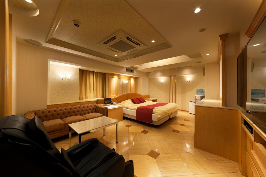 Posezení v ubytování Hotel Luna Ikeda (Adult Only)