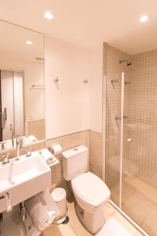 Koupelna v ubytování Cobertura Duplex Villa Paulista