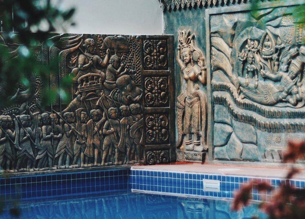 Bazén v ubytování Bokre Angkor Hostel nebo v jeho okolí